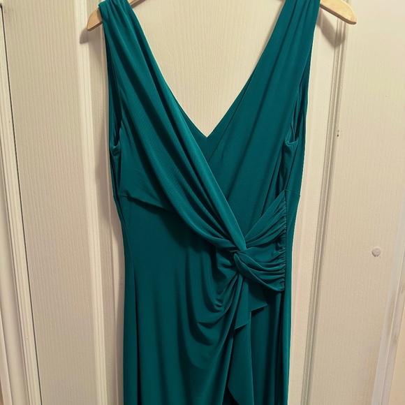 Off-The-Shoulder Jersey Gown - Picture 1 of 6